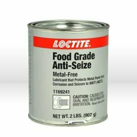 LOCTITE Food Grade LB 8014 Anti-Seize metal-free 2 lb. Net Wt. Can LOC1169241